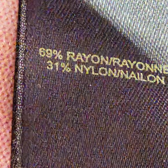 Pink Sequin Lace Neck Sweater with Size Medium - Picture 4 of 6